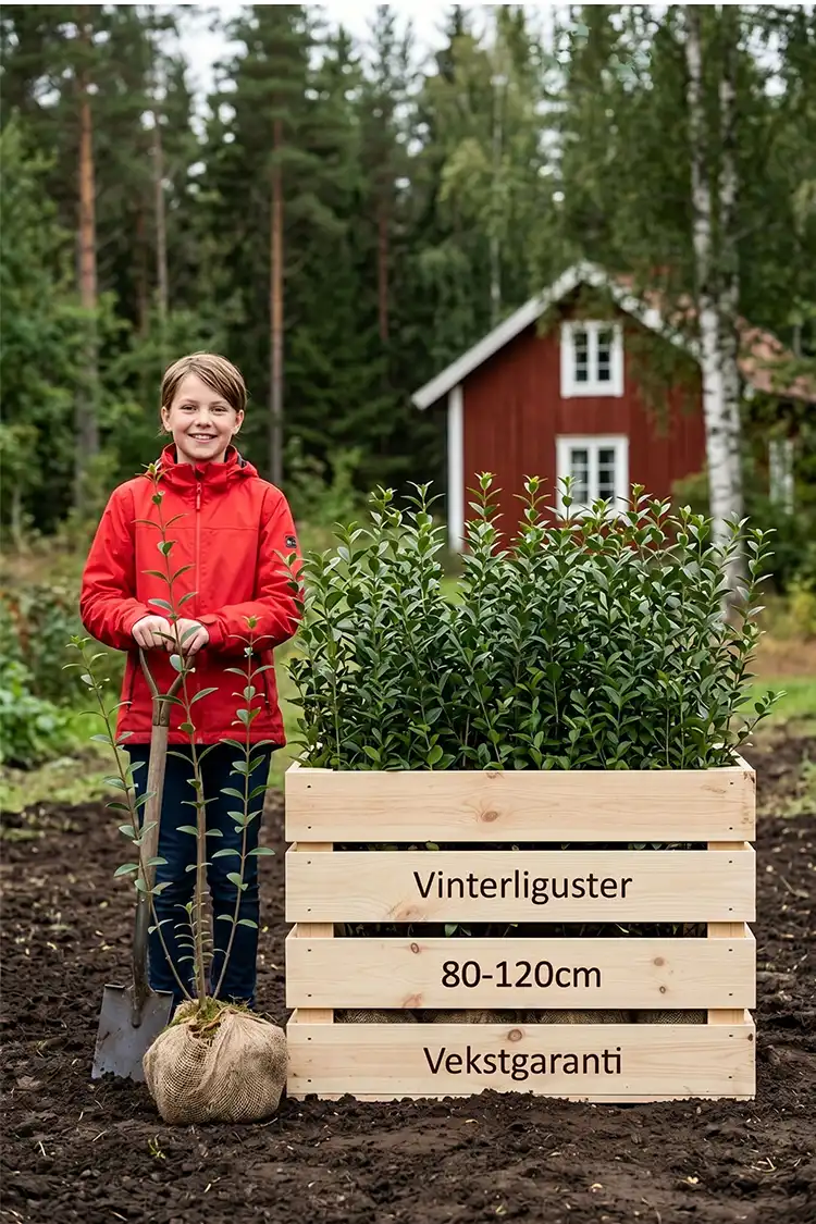 Vinterliguster Rotklump 80-120cm - Bilde 2