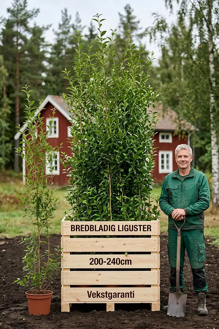 Bredbladig liguster Krukke 200-240cm - Bilde 2