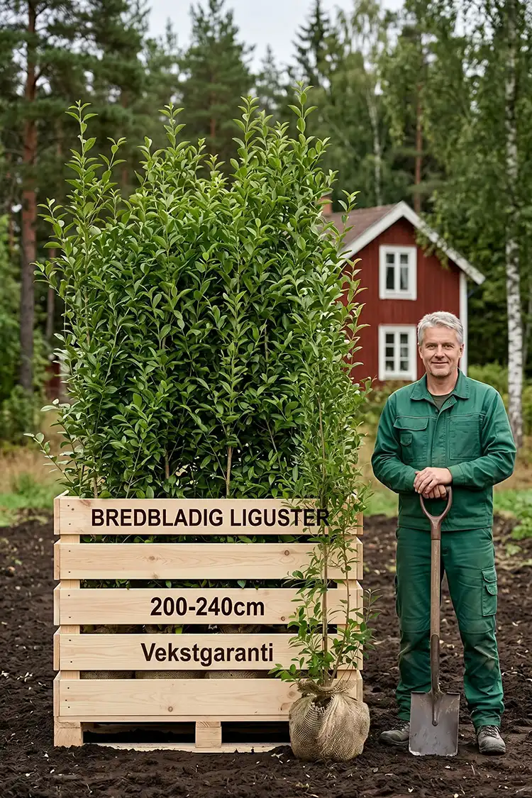 Bredbladig liguster Rotklump 200-240cm - Bilde 2
