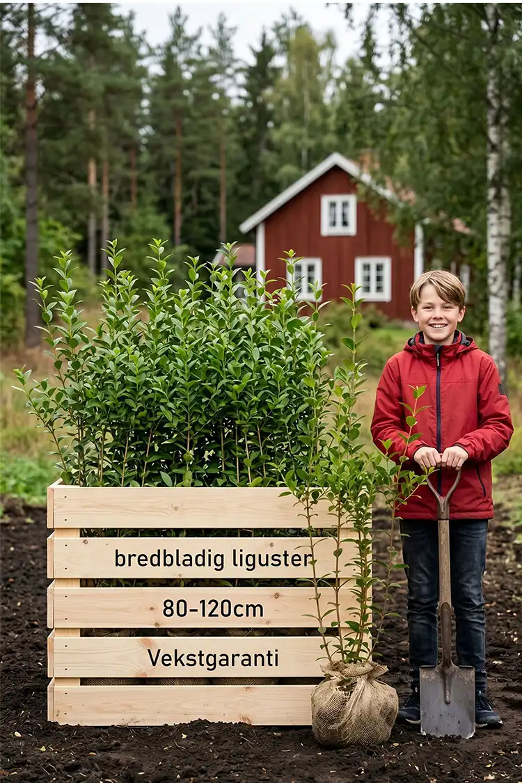 Bredbladig liguster Rotklump 80-120cm - Bilde 2