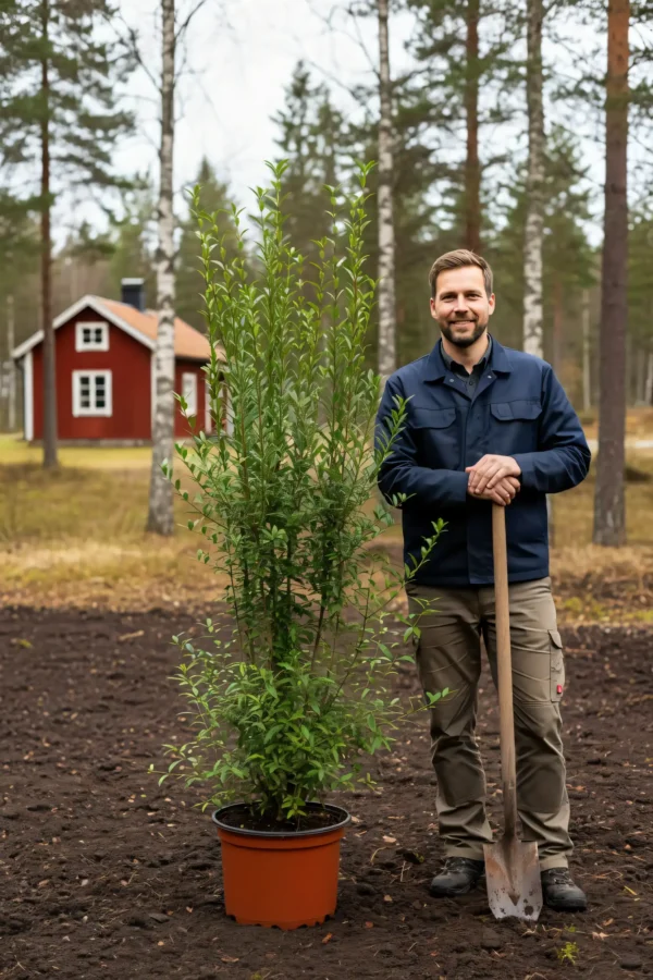 Liguster liga hekk Genius Pakke i potte 180-220cm - Gir umiddelbar innsyn