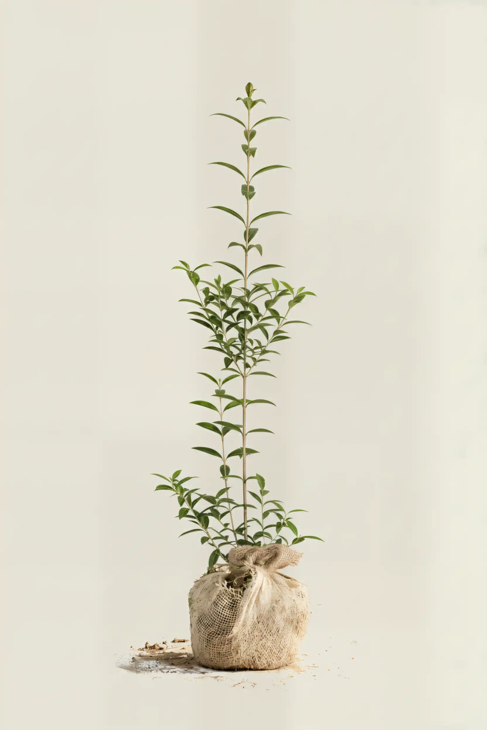 Liguster liga hekk Budsjettpakke med rotball 60-100cm - Gir umiddelbar innsyn