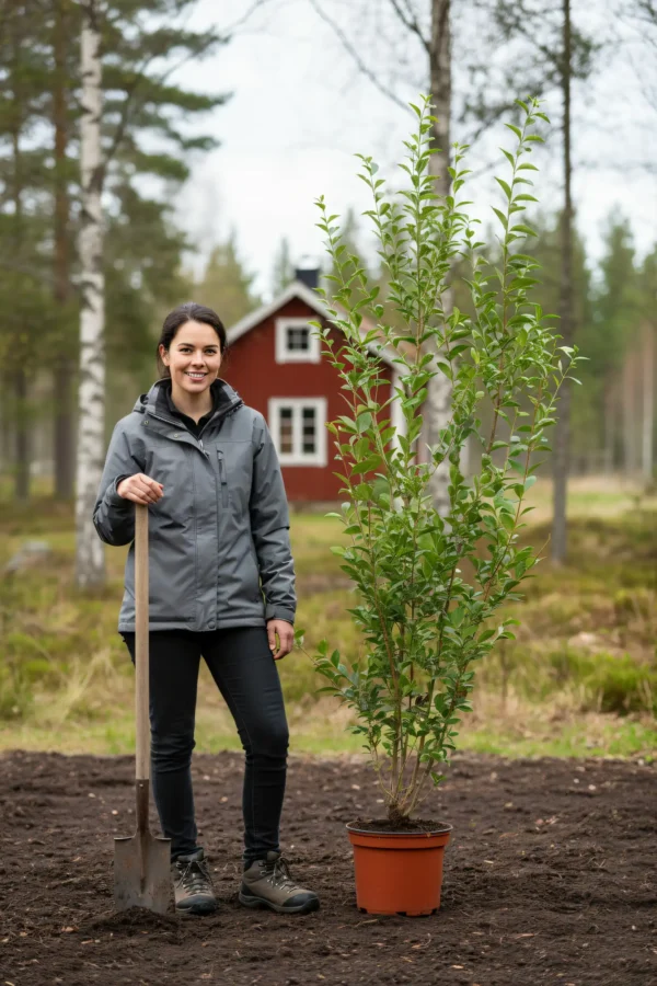 Bredbladig liguster hekk Genius Pakke i potte 140-180cm - Gir umiddelbar innsyn