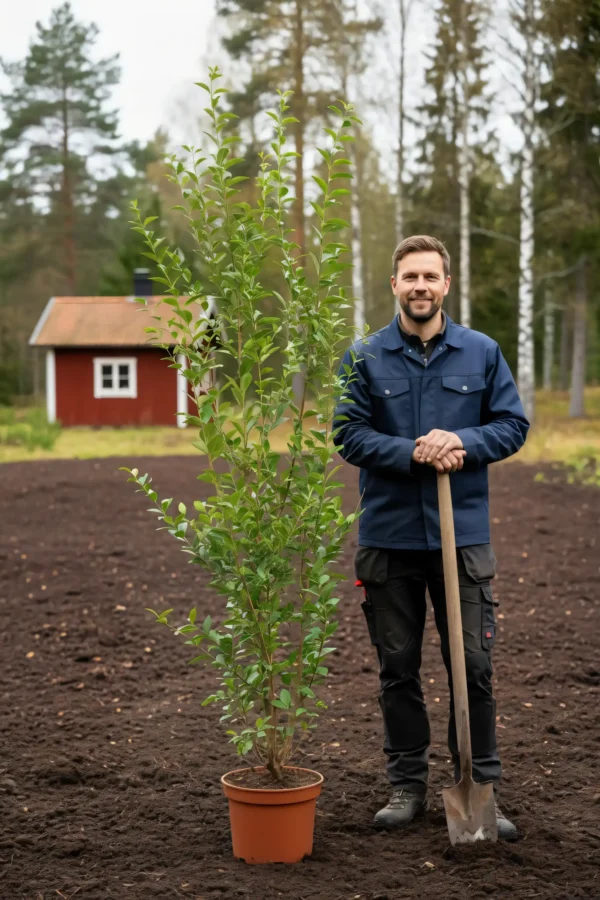 Bredbladig liguster hekk Genius Pakke i potte 180-220cm - Gir umiddelbar innsyn