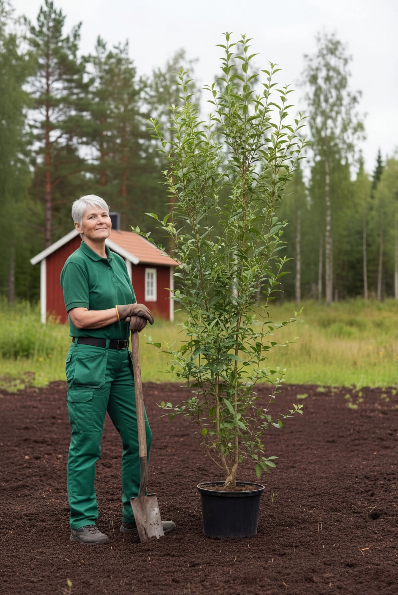 Bredbladig liguster hekk Genius Pakke i potte 220-260cm - Gir umiddelbar innsyn