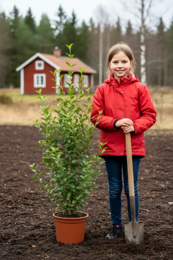 Bredbladig liguster hekk Genius Pakke i potte 100-140cm - Gir umiddelbar innsyn