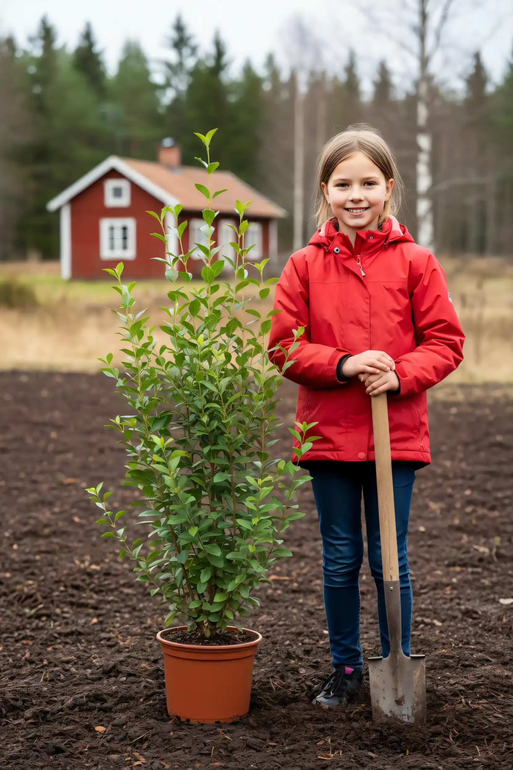 Bredbladig liguster hekk Genius Pakke i potte 100-140cm - Gir umiddelbar innsyn