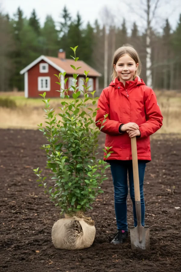 Bredbladig liguster hekk Genius Pakke med rotball 100-140cm - Gir umiddelbar innsyn