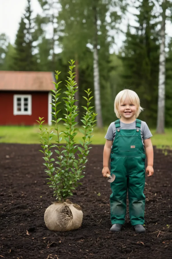 Bredbladig liguster hekk Genius Pakke med rotball 60-100cm - Gir umiddelbar innsyn